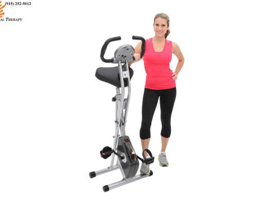 Exerpeutic Folding Magnetic Upright Bike